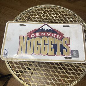 Denver Nuggets License Plate NOS
